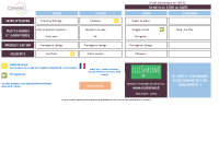 MENUS DU MOIS DE MAI